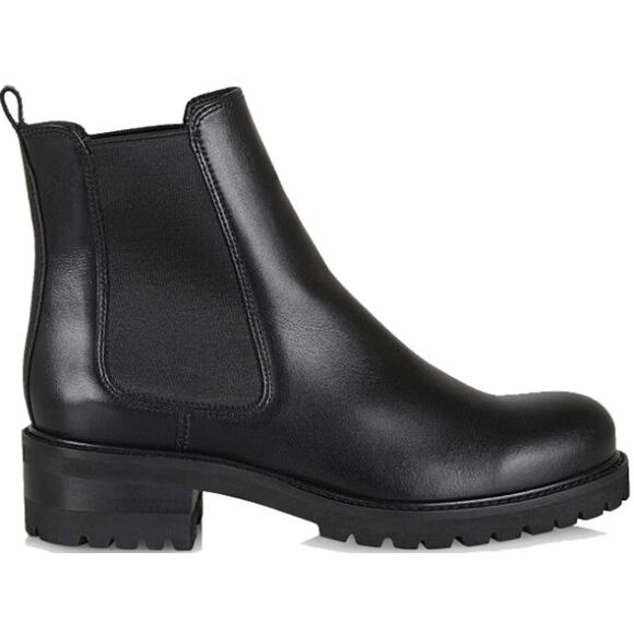 LA CANADIENNE Women's Conner Chelsea Boots Black Leather